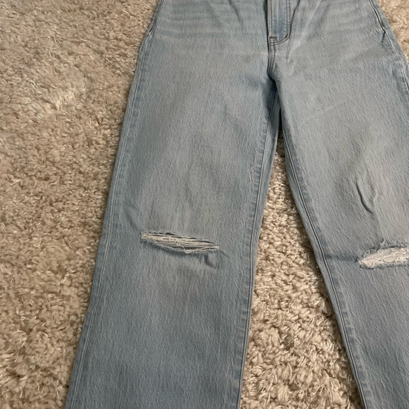 Madewell Perfect Vintage Straight Leg Jeans Blue Denim Size 24 - Picture 5 of 14